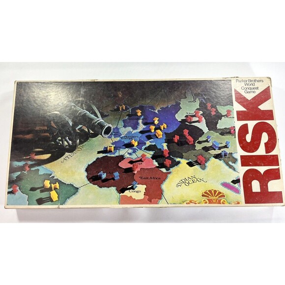 Vintage 1980 RISK World Conquest Parker Brothers Board Game Complete - Picture 2 of 16